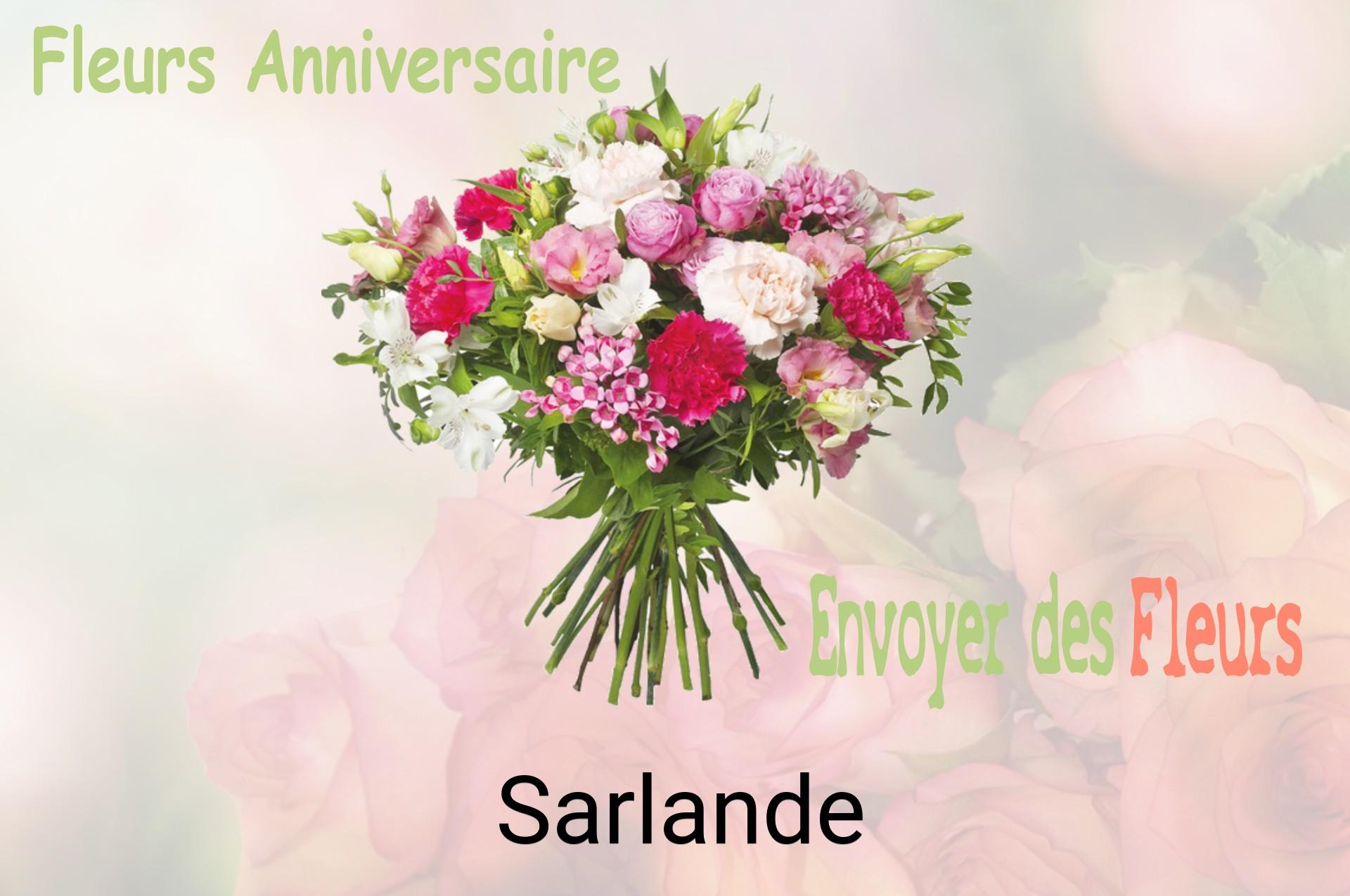 Bouquet de fleurs d’anniversaire livré à Sarlande