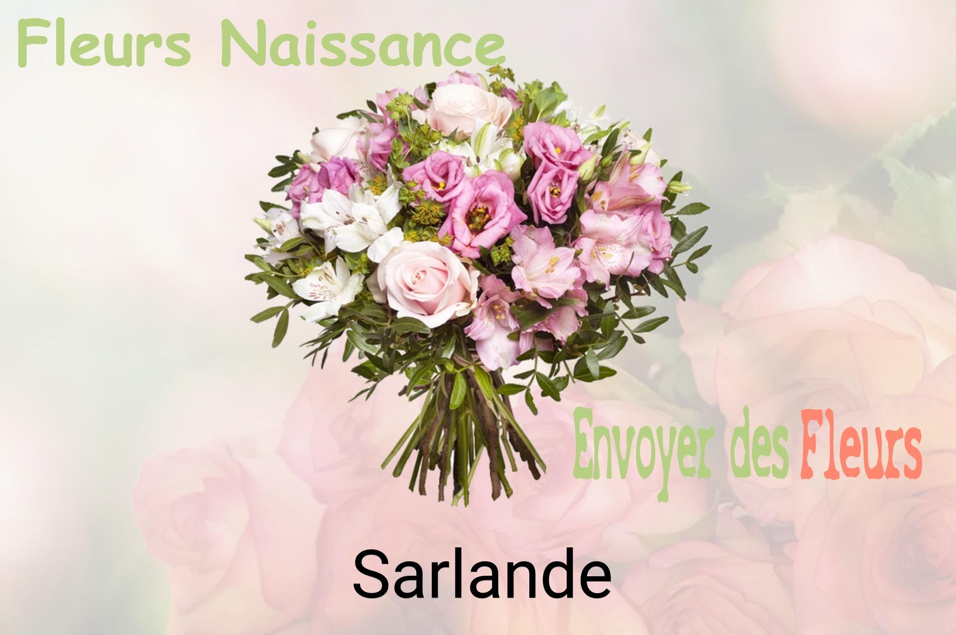 Bouquet de fleurs de naissance livré à Sarlande